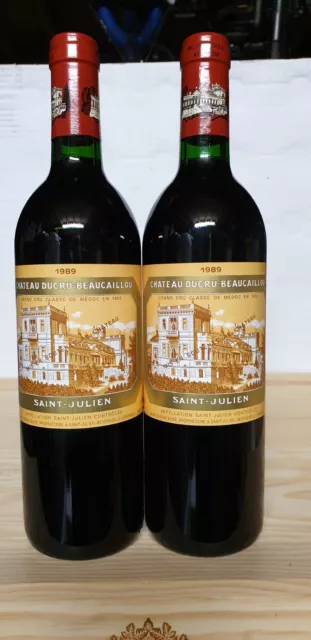 1 bouteille de CHATEAU DUCRU BEAUCAILLOU 1989 / ST JULIEN