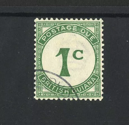 M5742 British Guiana/Guyana 1940 SGD1 - 1c deep green on ordinary paper