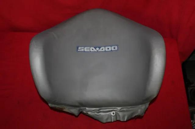 Seadoo Jet Boat Speedster Challenger Front Bucket Seat Back Cushion Gray