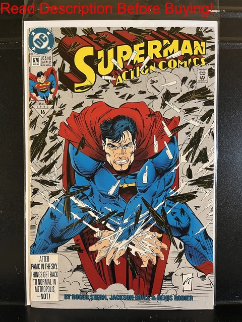 BARGAIN BOOKS ($5 MIN PURCHASE) Action Comics #676 (1992 DC) We Combine Shipping