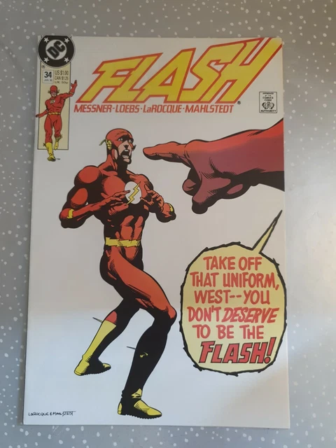 DC Comics - The Flash Vol 2 #34 - Jan 1990 - FN/VFN - Wally West