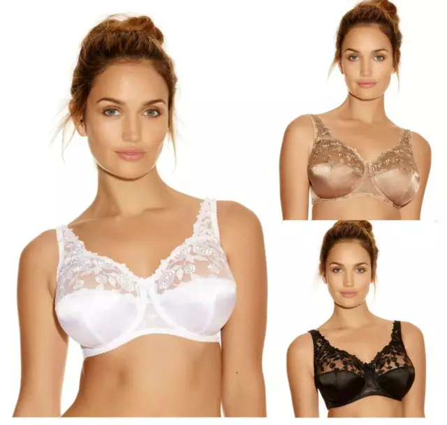 Fantasie Belle Full Cup Bra 6000 6001 Non-Padded Underwired Womens Bras