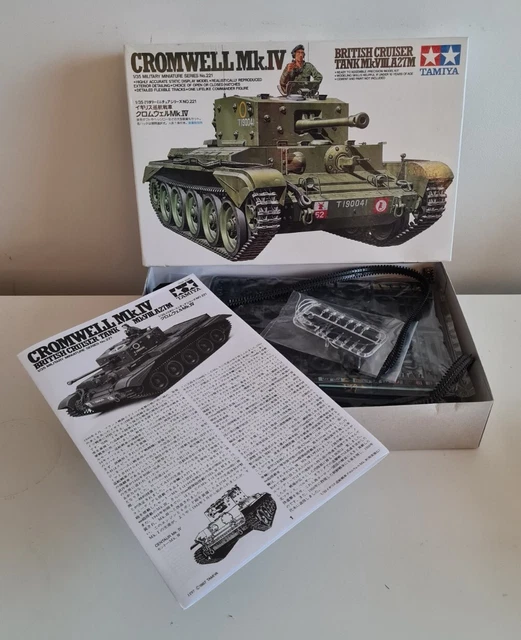 Tamiya 1/35 Scale Model Kit – British Cromwell Mk.IV Cruiser Tank A27M – #35221