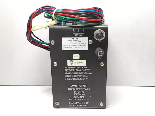 Siemens MPS-12 Power Supply 120VAC 50/60Hz 486-1232 / MPS12