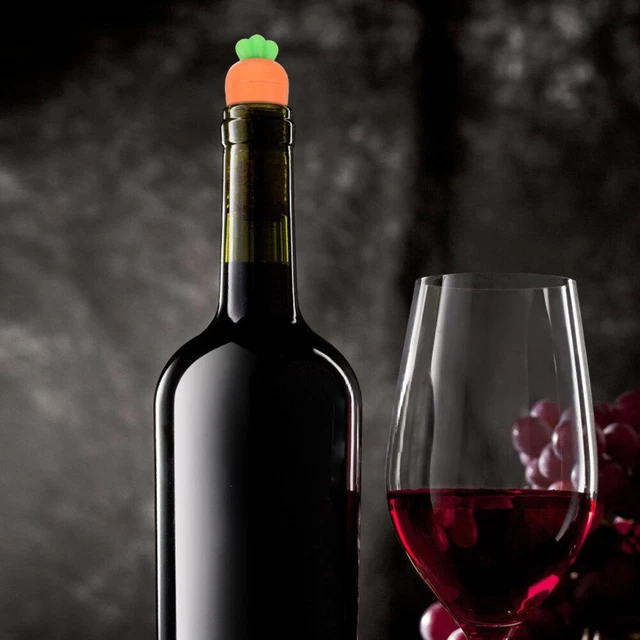 CARROT WINE CORKS Decorative Bottle Stopper Stoppers for Bottles £4.39