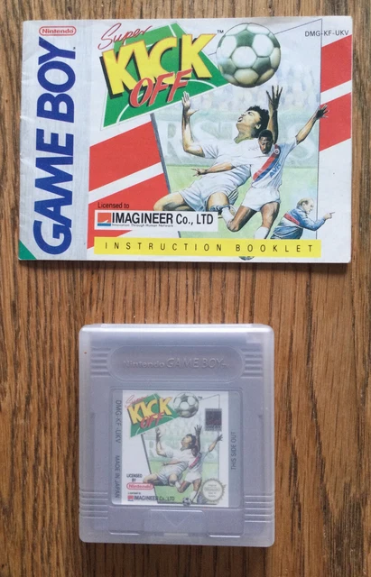 Original Nintendo Gameboy Super Kick Off Game & Instructions Boxed 1991 ⭐️⭐️