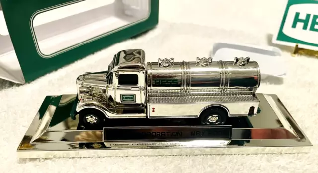 2006 Hess Chrome Mini "First Hess Truck, NYSE Special Edition Not Sold To Public 3