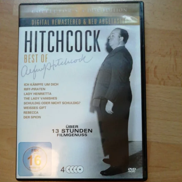 Hitchcock. Box. 4 Disc Version. 8 Filme. Neu. Rarität. Sonder Edition. DVD.