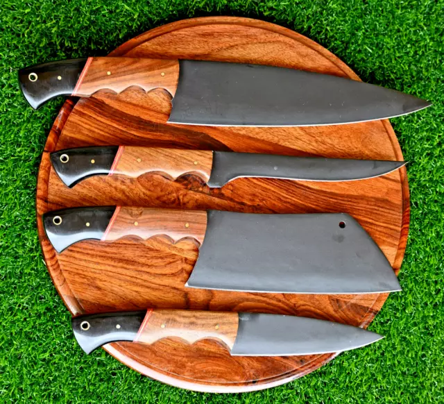 Custom HandMade Chef Set Kitchen Knife Cutlery - Hand Forged Carbon Steel 2773