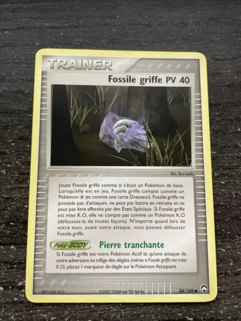 Fossile Griffe Pv 40 Unco - Pokemon 84/108 Ex Gardiens Du Pouvoir Neuf Fr