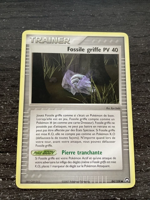 Fossile Griffe Pv 40 Unco - Pokemon 84/108 Ex Gardiens Du Pouvoir Neuf Fr