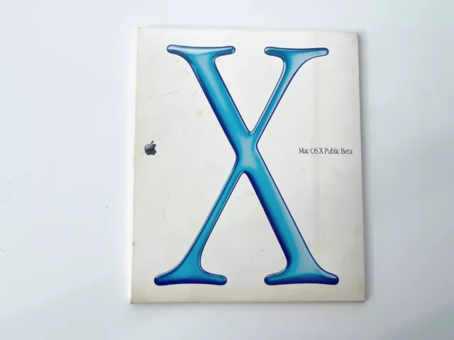 Apple Mac OS X Public Beta (2000) - Rare & Vintage - (French) Apple Mac OS X Public Beta (2000) - Rare & Vintage - (French)