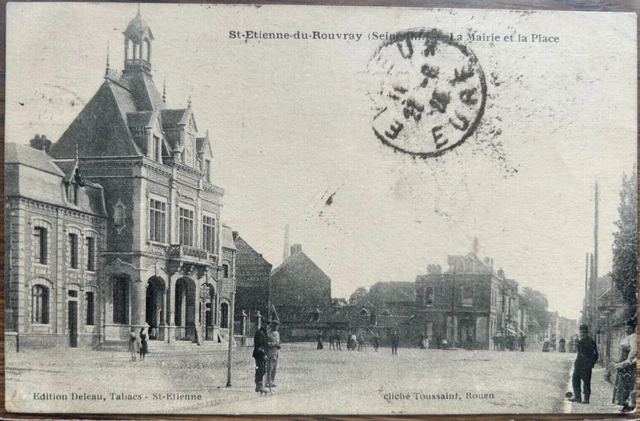 Carte Postale Ancienne 76 Saint-Etienne-du-Rouvray, Crue De La Seine 1910