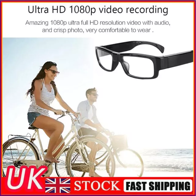 Mini HD Camera Glasses Eyewear Sports Video Recorder DVR Cam Camcorder UK