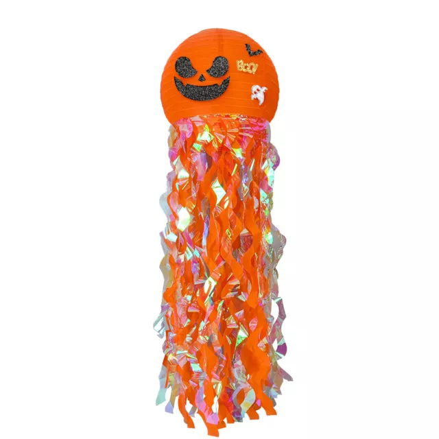 Jellyfish Pumpkin Lantern Horror Eye-catching Paper Lantern Hanging Pendant