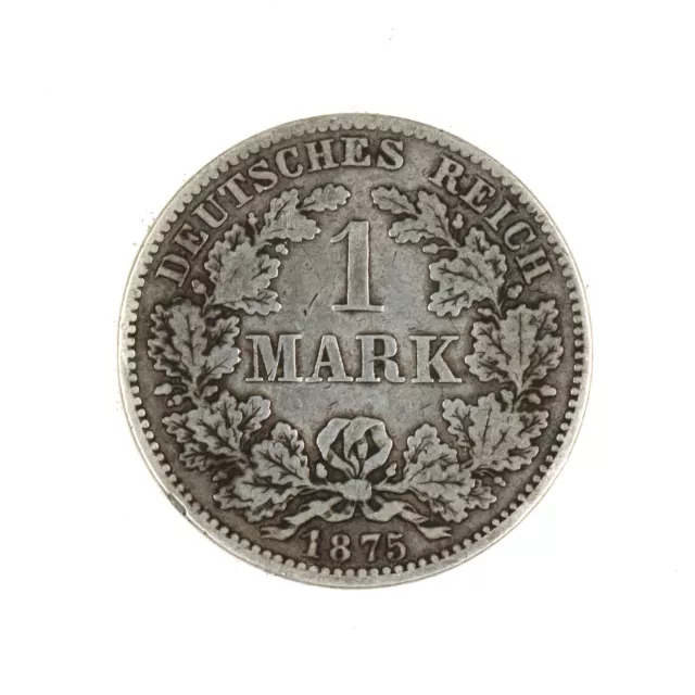 1 Deutsche Mark Kaiserreich Jäger Nr.17 1875 Darmstadt H Silber ◈Sehr Schön ◈SS◈