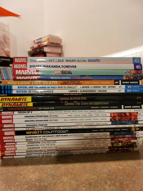 Marvel/DC/Dark Horse/Dynamite Trades TPBs combined shipping volume discounts!