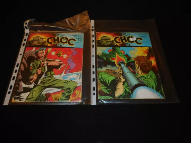 Lot Choc 1°série 3 tomes Editions Artima