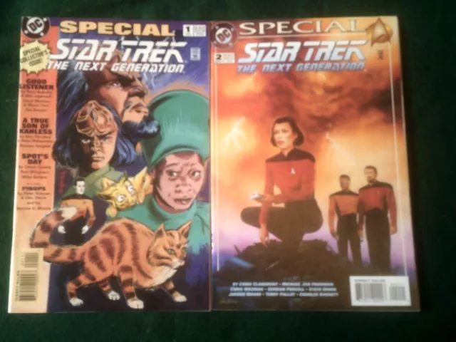 Star Trek Next Generation Special Issues 1 & 2 DC Comics