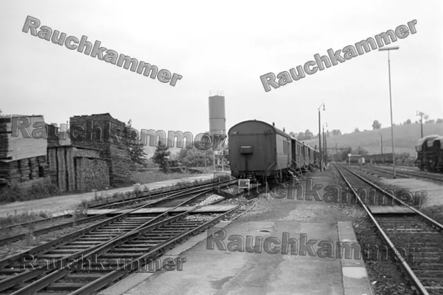 DB Wohnwagenzug  Waldkirchen 1967 / orig. KB Negativ + Datei!  608#17