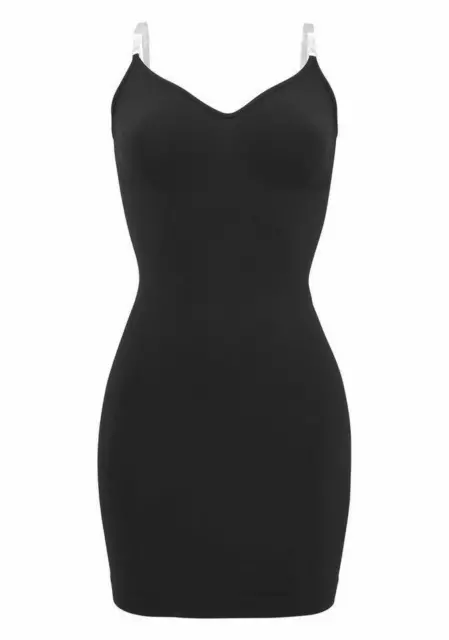 Marken Damen Unterwäsche Unterkleid Shaping Kleid schwarz Gr. S NEU