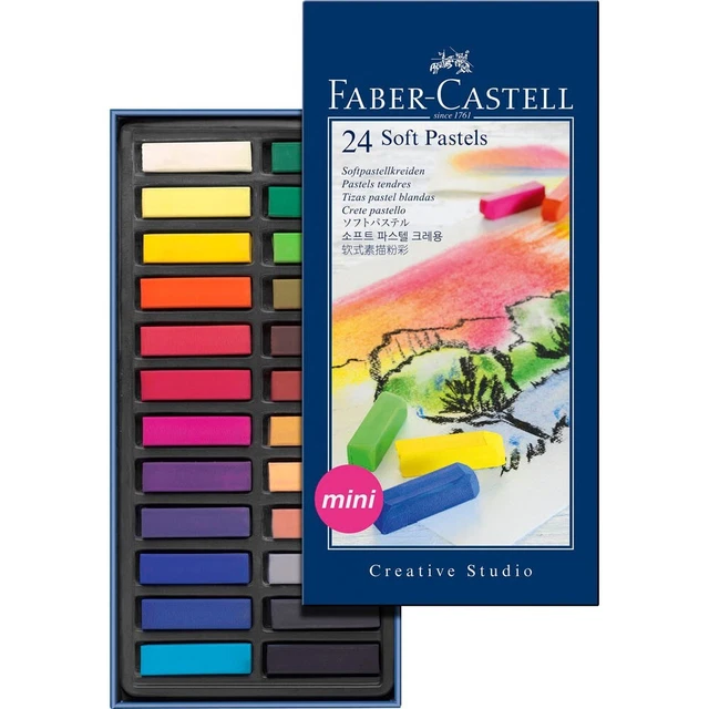 FABER-CASTELL STUDIO QUALITY mini Pastellkreide farbsortiert 24 St.