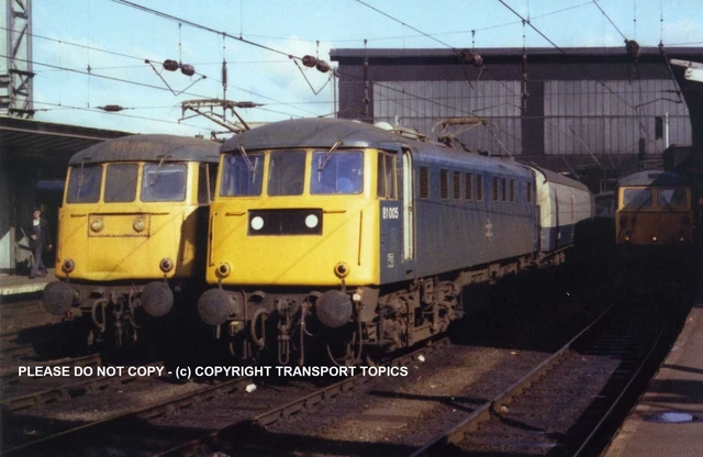 BRITISH RAILWAY ELECTRIC LOCOMOTIVE PHOTO CLASS 81 No 81005 Carlisle £0 ...