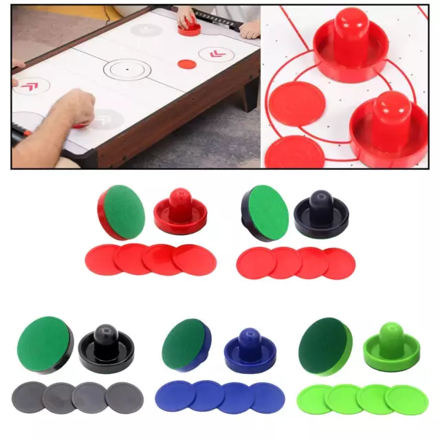 Air Hockey Props And Air Hockey Pucks, Paddles with Goal Handles for Adults And