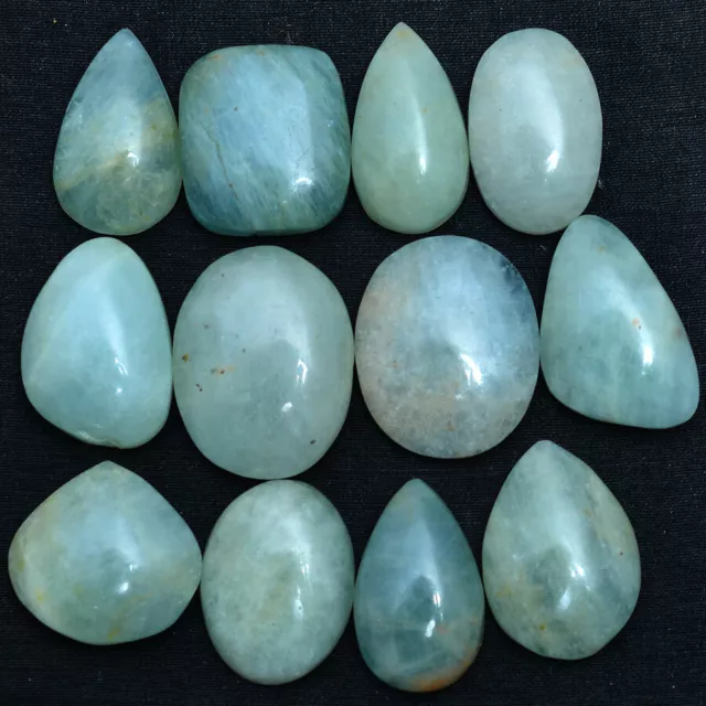 273 Cts Natural Aquamarine Beryl Untreated Top Quality 21mm-27mm Huge Gemstones
