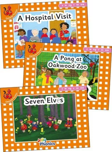 Jolly Phonics Orange Level Readers Set 5 in Precursive Letters ... 9781844145782