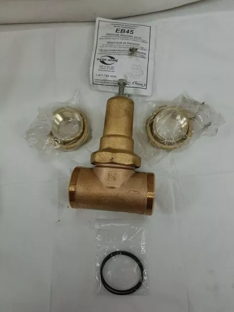 Cash Acme 23906-0045-EB45-DU--1-1/2" NPTF-Double Union Threaded Regulating Valve