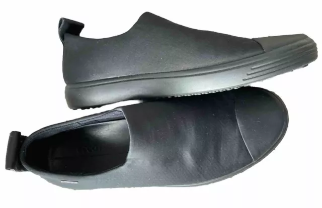 Scarpe da carriera comfort nere Ecco design danese 7,5 UK Gore Tex indossate una volta