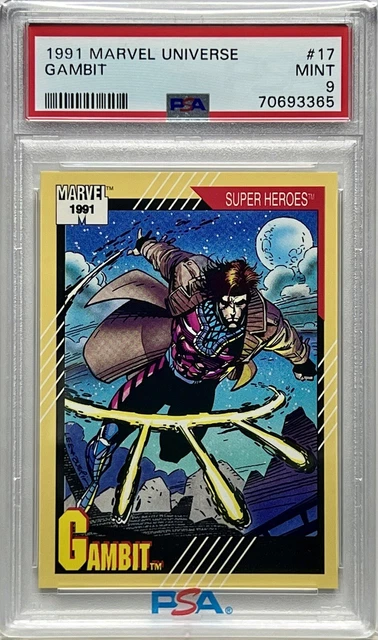 1991 IMPEL Marvel Universe GAMBIT #17 MINT PSA 9