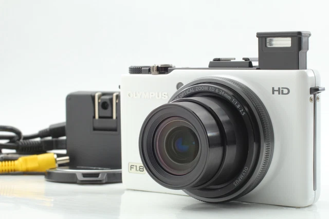 [Near MINT] Olympus XZ-1 White 10.0MP F1.8 Compact Digital Camera From JAPAN