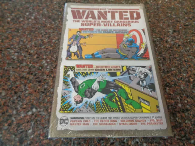 DC's Wanted: The World's Most Dangerous Supervillains (Hardcover, Sealed)