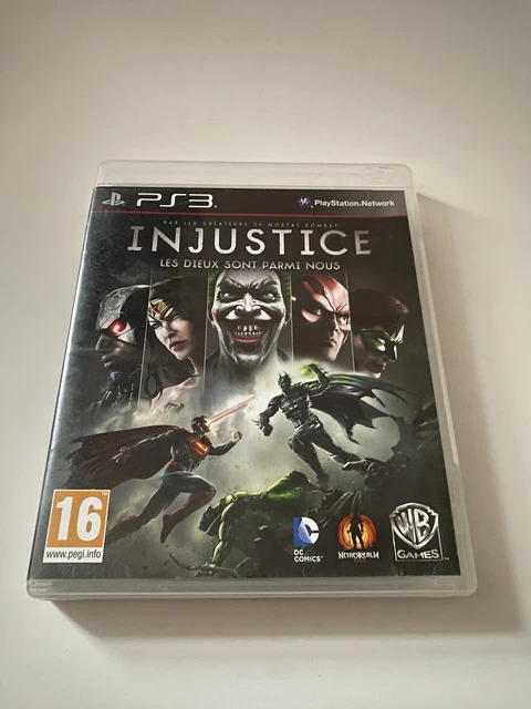 Steelbook Injustice Gods Among Us Pour PS3 - Édition PAL FR, Sans Le Jeu - État Correct