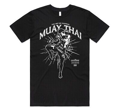 Muay Thai Art Of Fighting T-shirt T-shirt Grafica Kick Boxing Arti Marziali Regalo