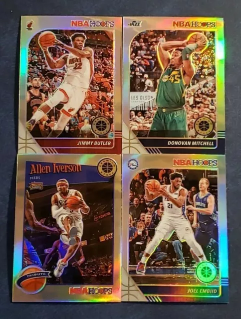 2019-20 NBA Hoops Premium Stock SILVER PRIZMS Veterans and Tribute You Pick