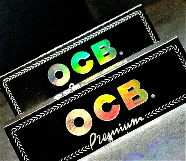 OCB Premium #1 Single Wide Rolling Papers Ultra Thin Slow Burn 2 Pk/50 FREE2Ship