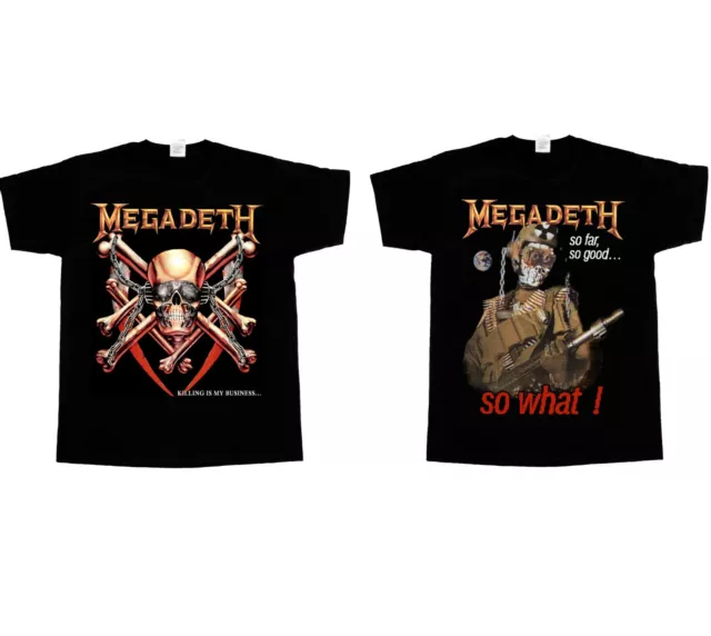 T-Shirt Megadeth Killing Is My Business So Far,So Good,So What 3Xl 4Xl
