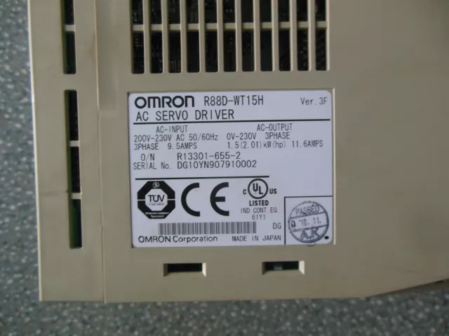 OMRON servo  driver  R88D-WT15H R88DWT15H  Refurbished 2-5 days delivery