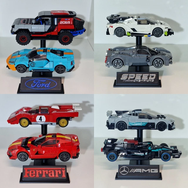BRANDED DOUBLE RISER Display Stand to fit Lego Speed Champions £6.50 ...