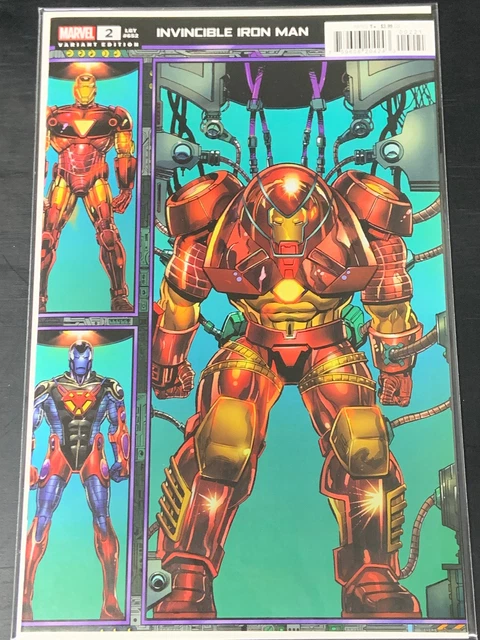 Invincible Iron Man 2 Marvel 2023 Bob Layton Connecting Variant