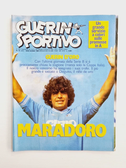 Magazine Guerin Sportif 47-1988 – Maradona, Laudrup, Ascoli, Senna – Italie