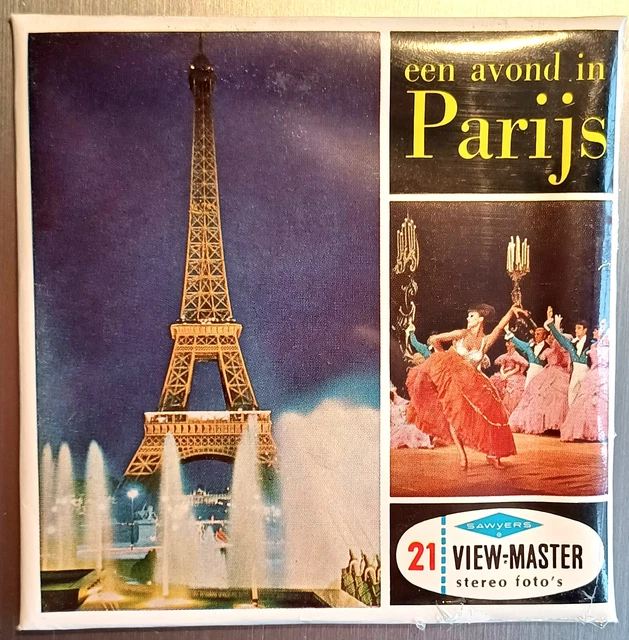 View Master   Een Avond In Parijs    C  202 N    In  Olandese    Sealed