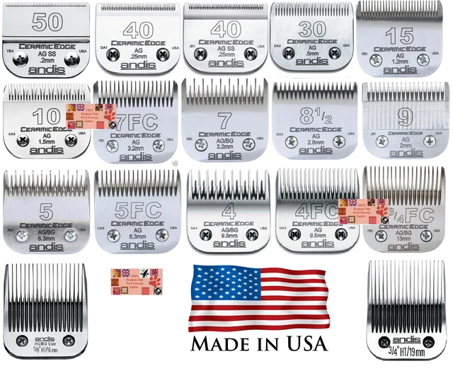 GENUINE ANDIS CERAMIC EDGE Blade*Fit Many Oster,Wahl,Laube Clippers*Pet
