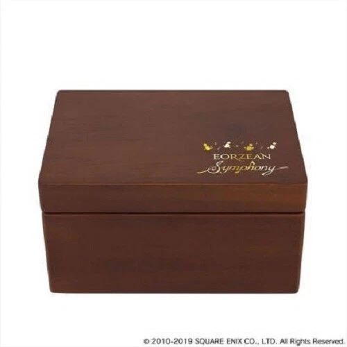 Final Fantasy XIV Eorzean Symphony Music Box STORMBLOOD Square Enix Wooden Brown