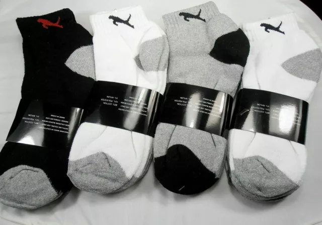 Mens Lot 3-12 Pairs Ankle Quarter Crew Sports Low Cut Socks Cotton Size 9-13 New