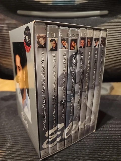 25TH ANNIVERSARY ELVIS The Definitive Collection DVD Box Set 16 x