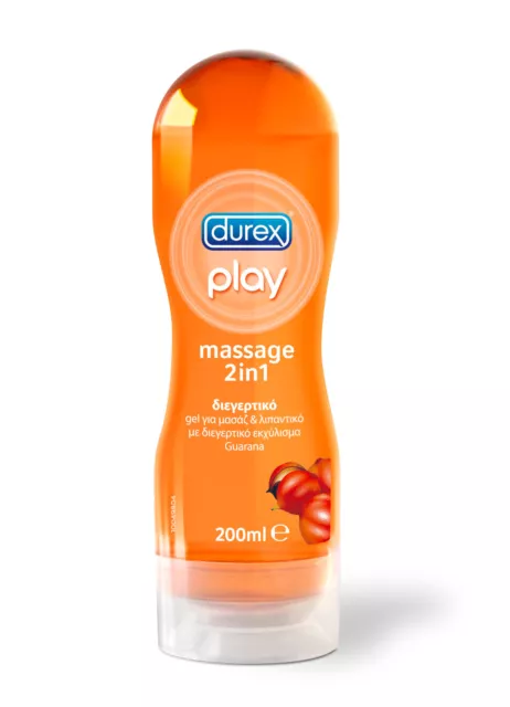 Durex massage 2in1 gel lubrificante e massaggio corpo guarana'